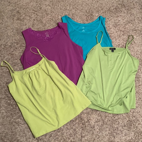 Fashion Bug Tops - Bundle of 4! Cami / tanks / undershirt. All in EUC!!!